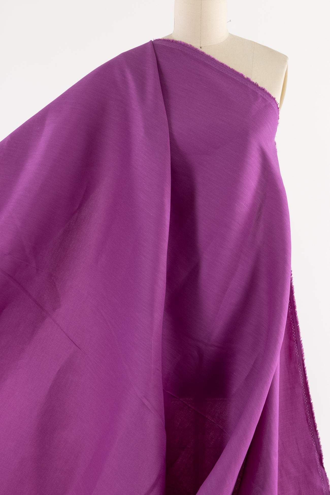 Missy Magenta Euro Stretch Linen Woven