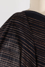 Mochaccino Stripes Japanese Cotton Woven