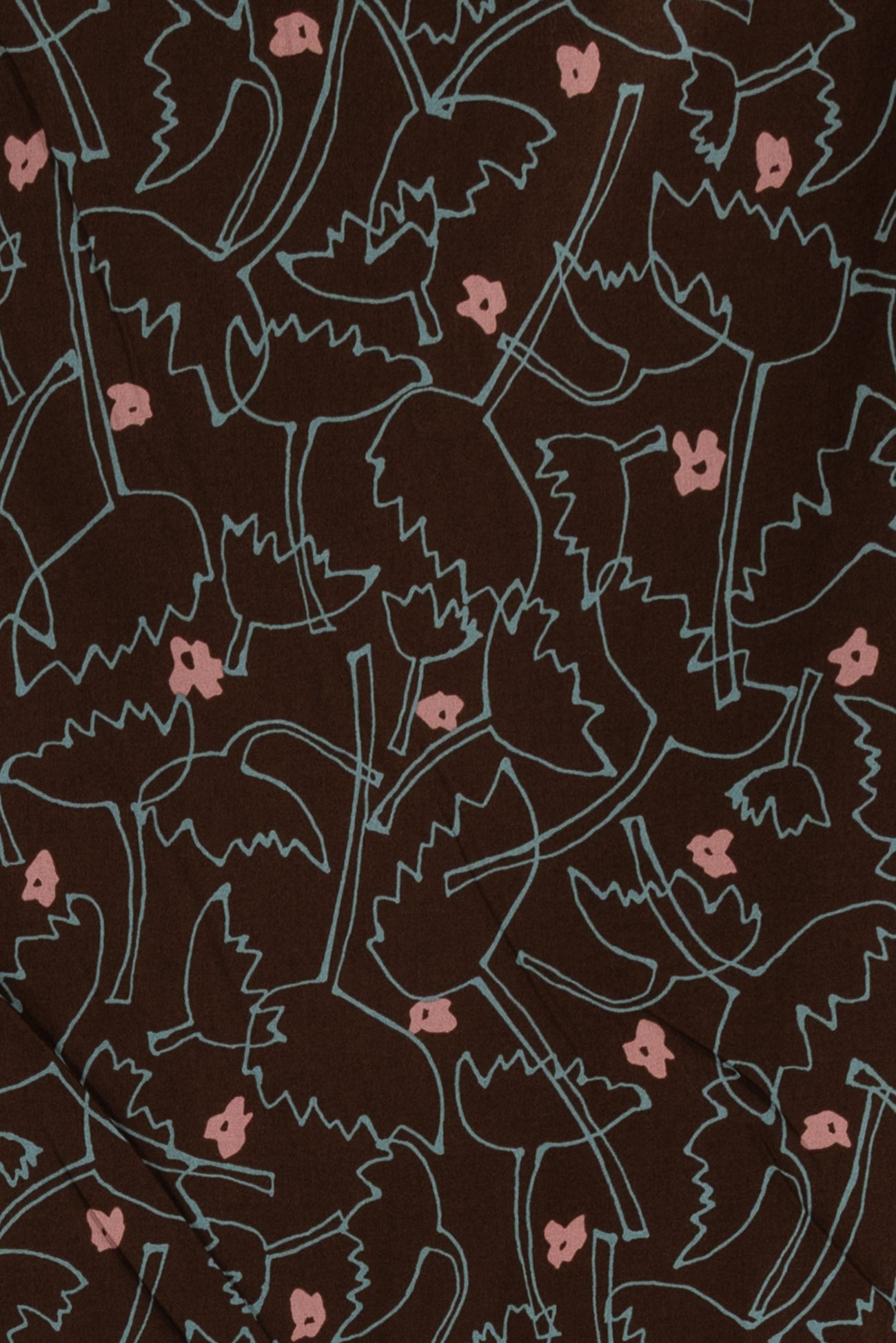 Mocha Bouquet Japanese Cotton Woven