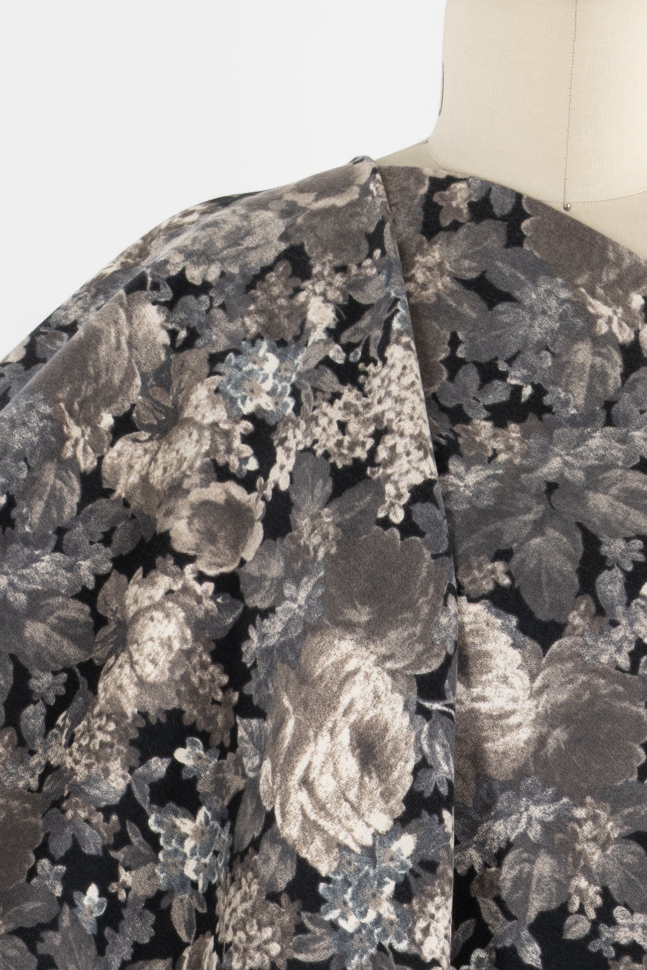 Monochrome Meadow Cotton Woven