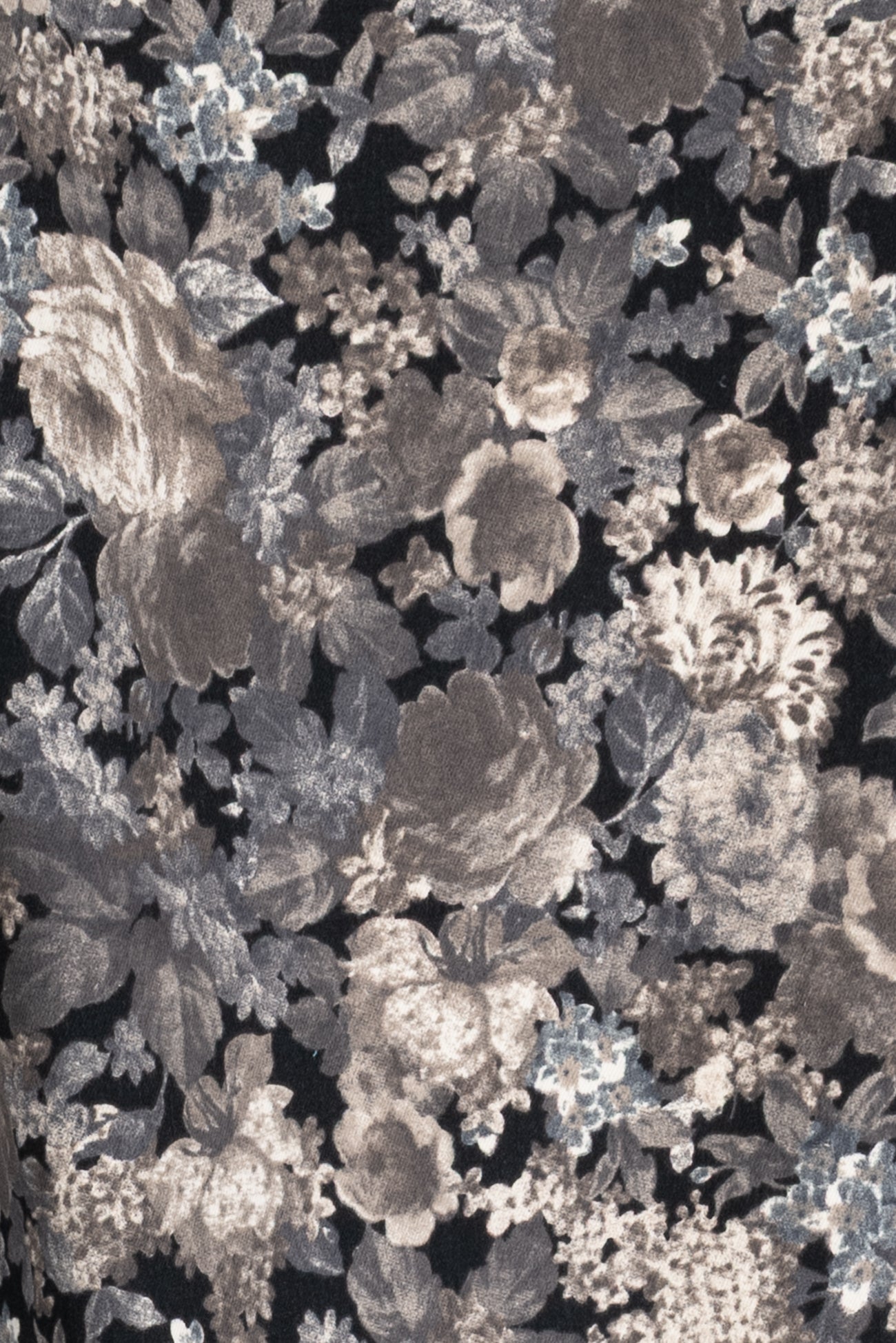 Monochrome Meadow Cotton Woven