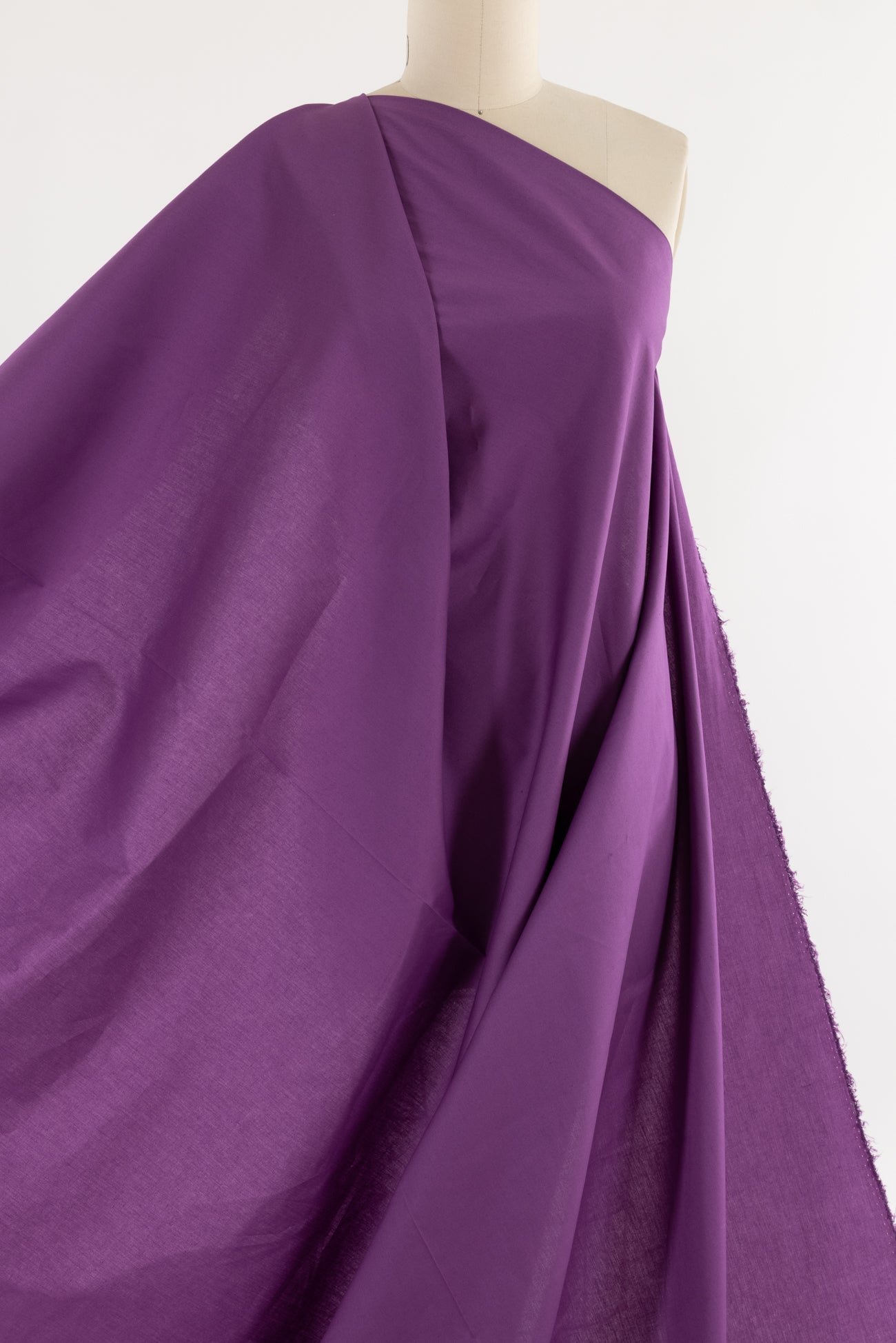 Mulberry Stretch Cotton Woven - ENDCUT