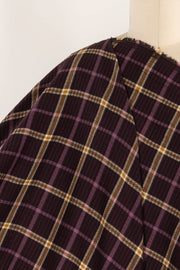 Mulberry Plaid Cotton Woven