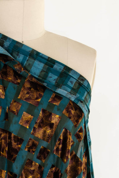 Murano Burnout Velvet Knit - Marcy Tilton Fabrics