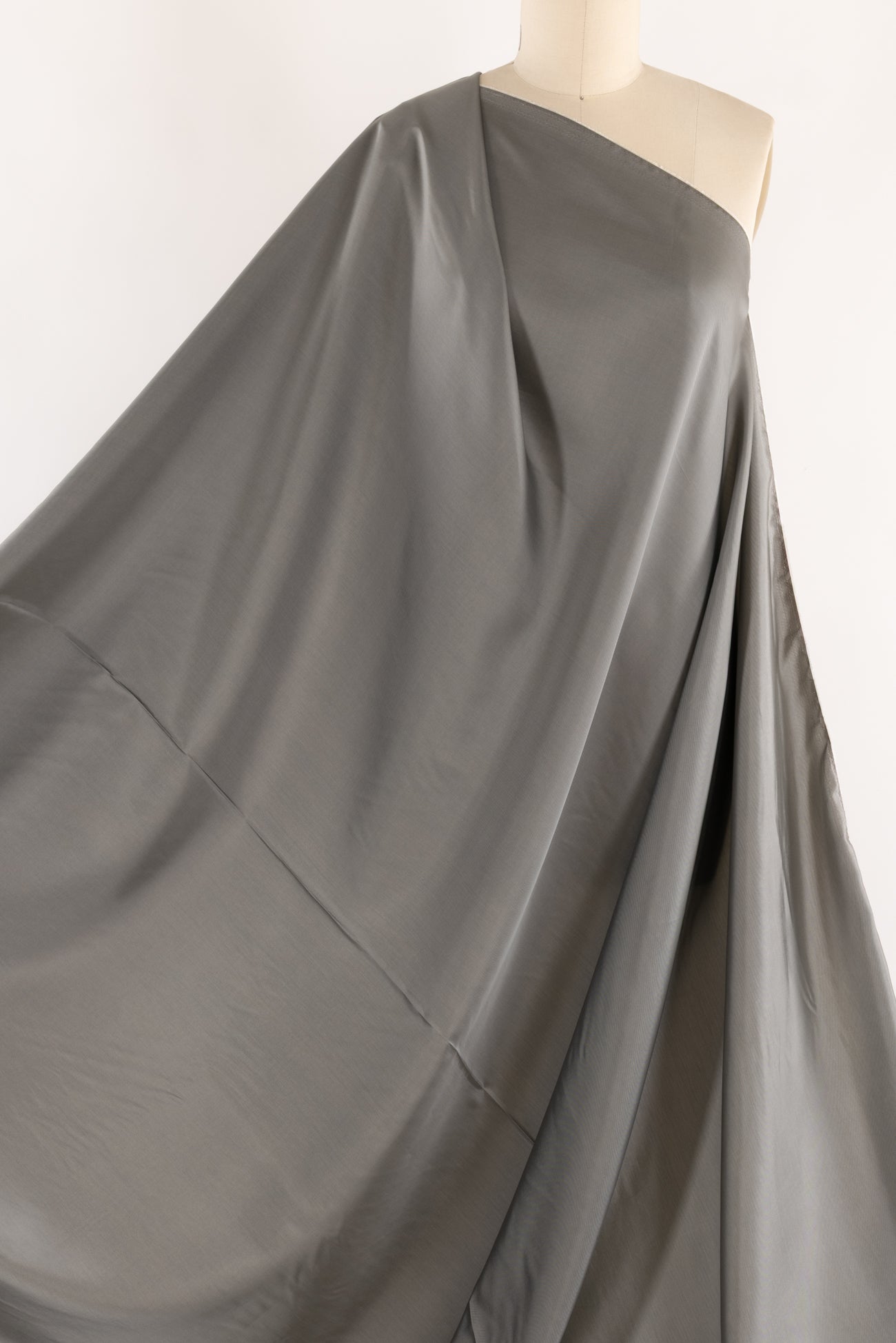 Mushroom Japanese Cupro Bemberg Lining Woven