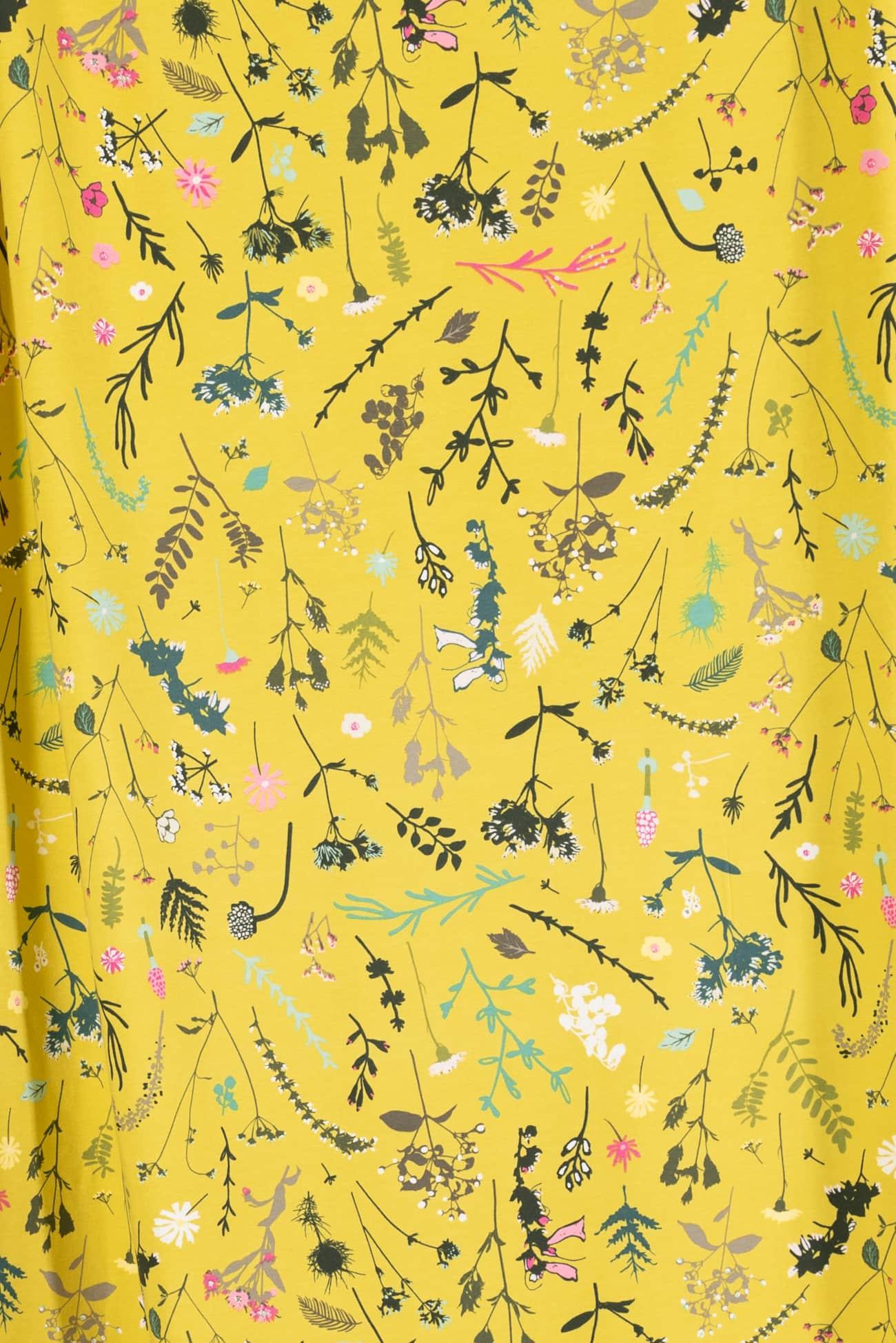 Mustard Field Cotton Knit - Marcy Tilton Fabrics