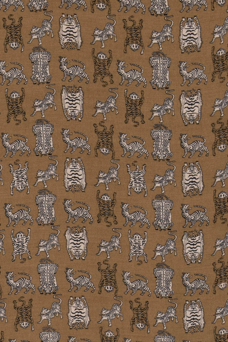 Mythical Beasts Italian Viscose Woven - Marcy Tilton Fabrics