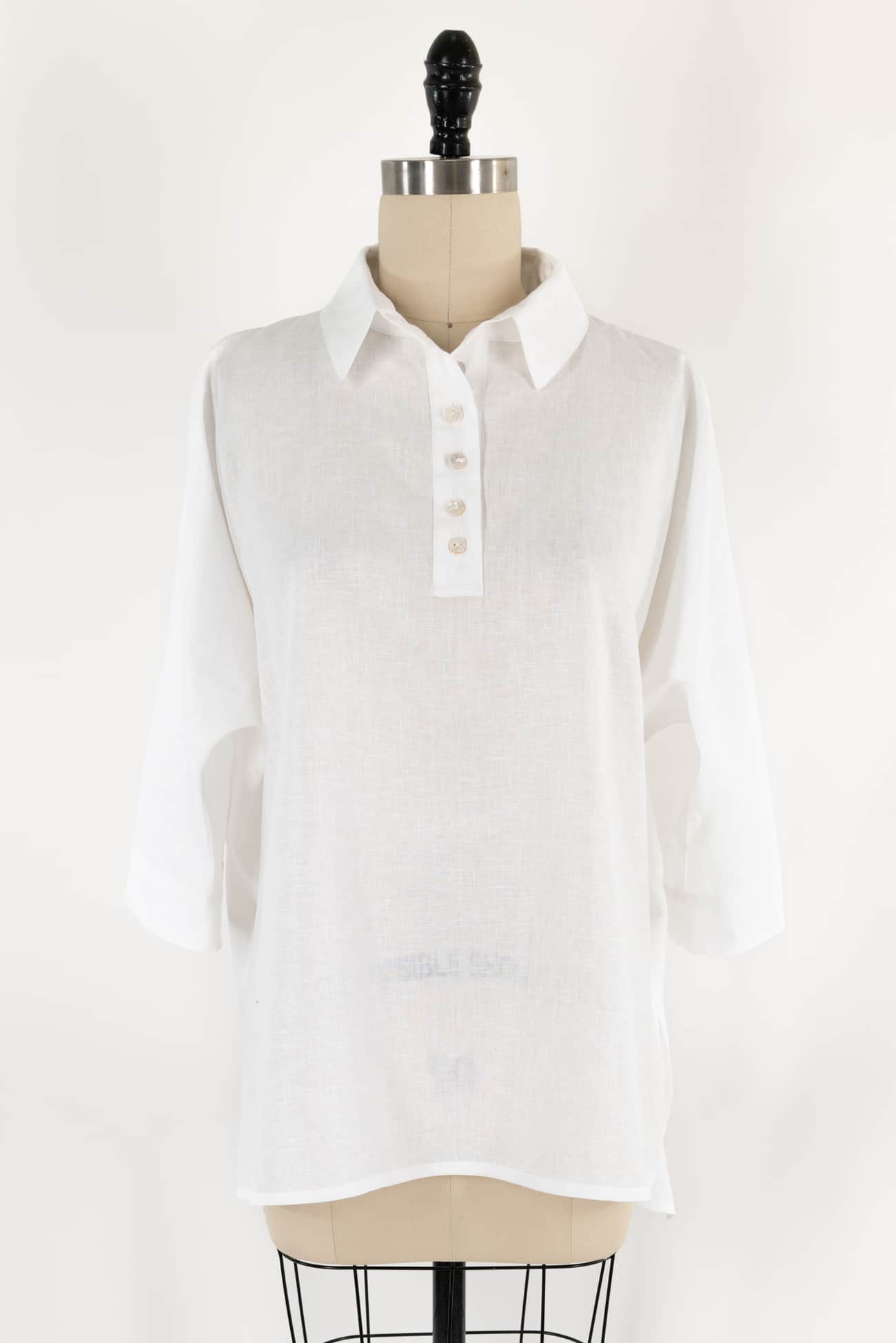 White Linen Ellsworth Shirt