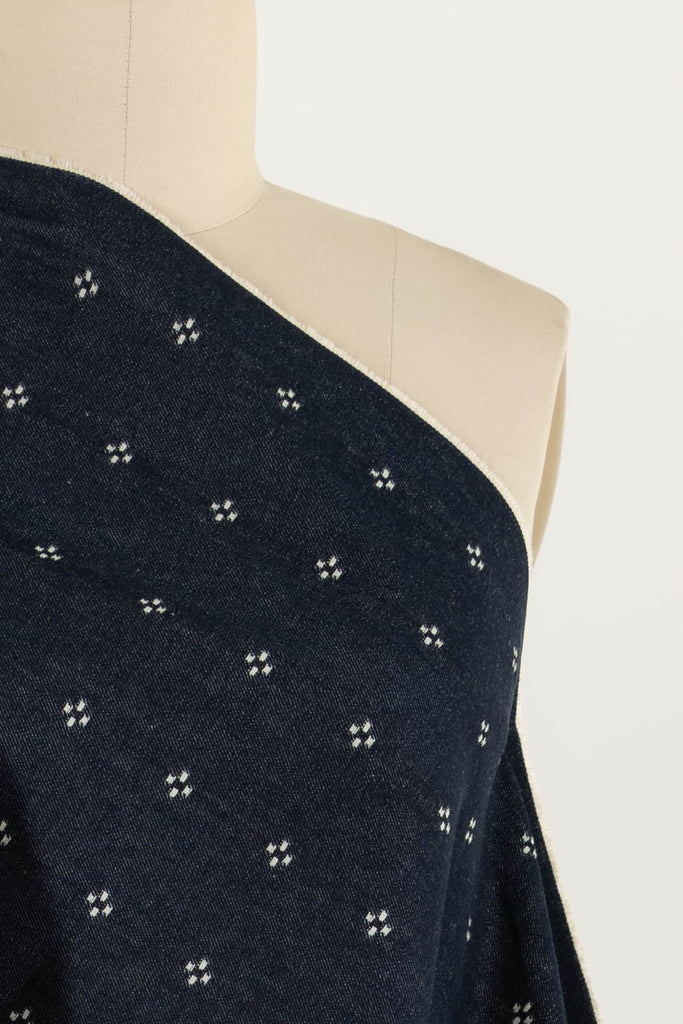 Nantucket Cotton Jacquard Denim Woven - Marcy Tilton Fabrics