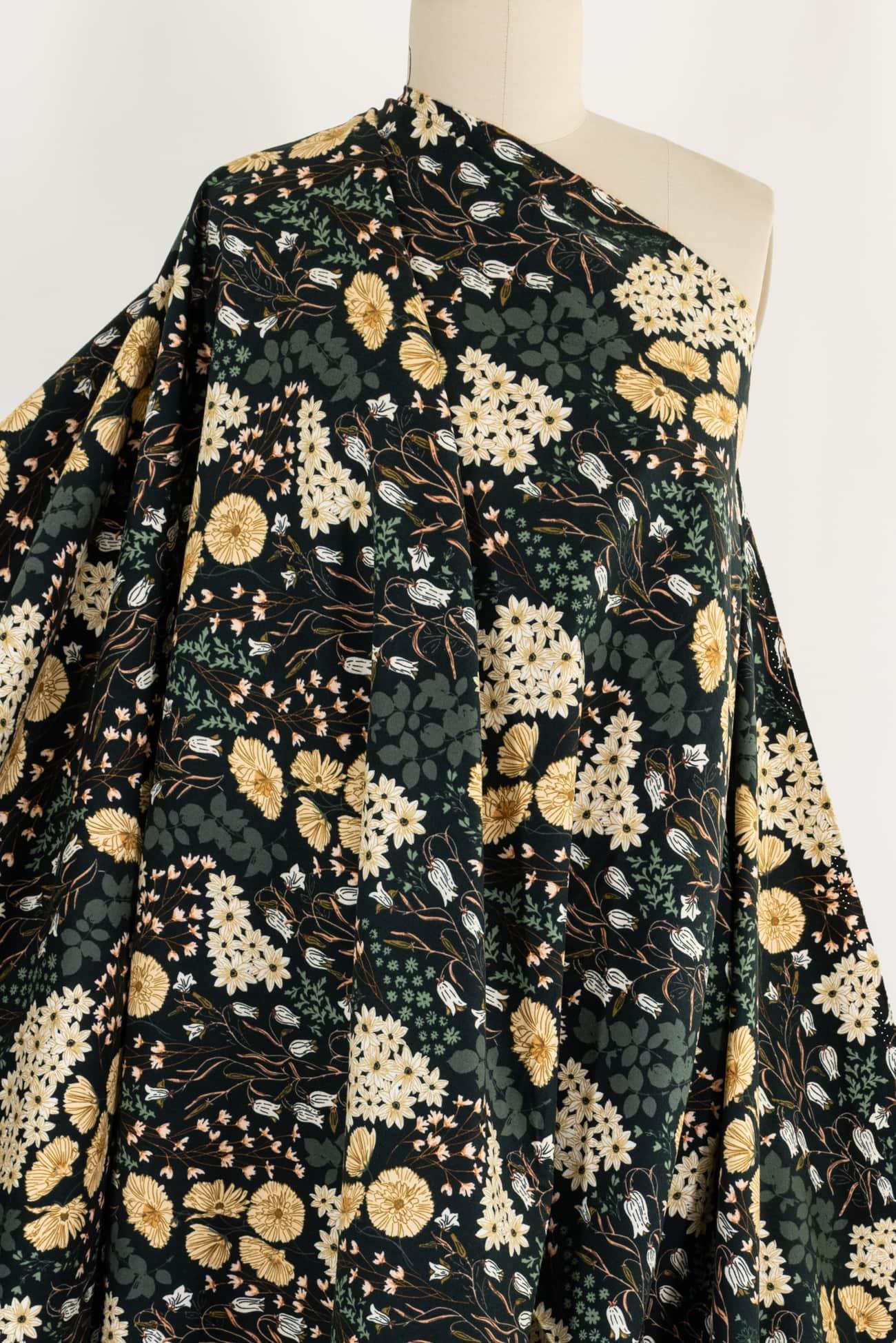 Native Flora Cotton Flannel Woven - Marcy Tilton Fabrics