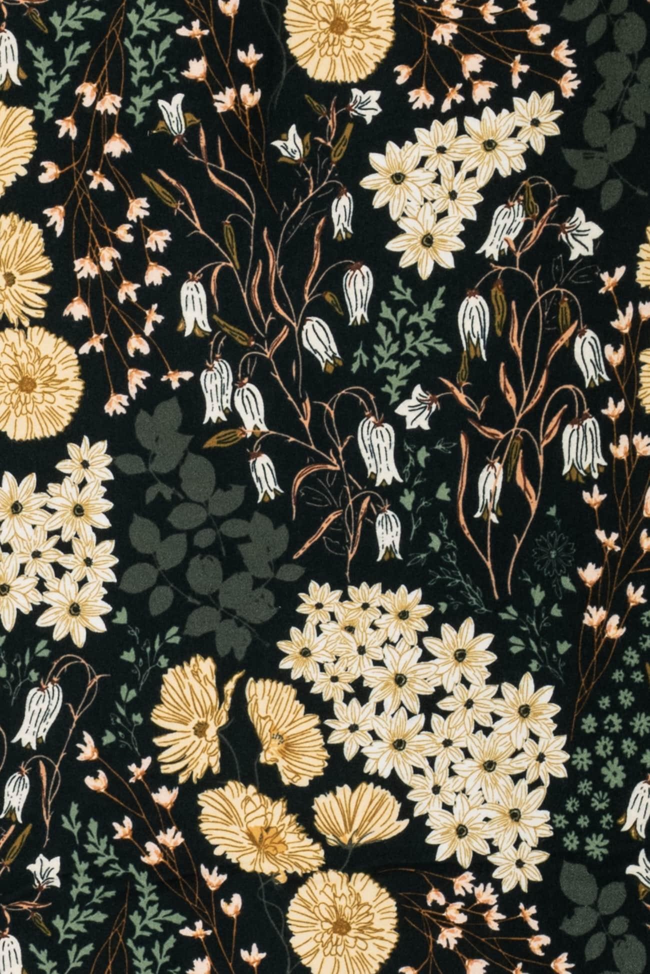 Native Flora Cotton Flannel Woven - Marcy Tilton Fabrics