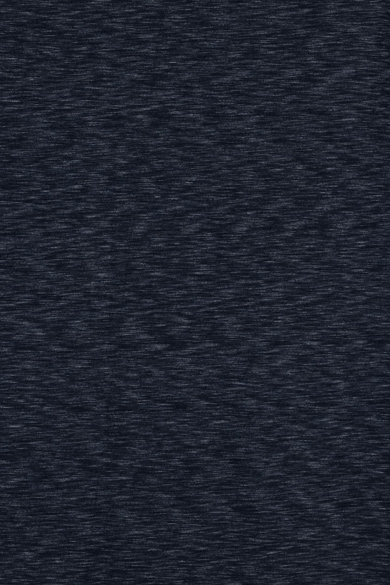 Navy Heather Cotton French Terry - SPECIAL CUTS