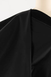 Nero Black Coated Cotton Rainwear Woven