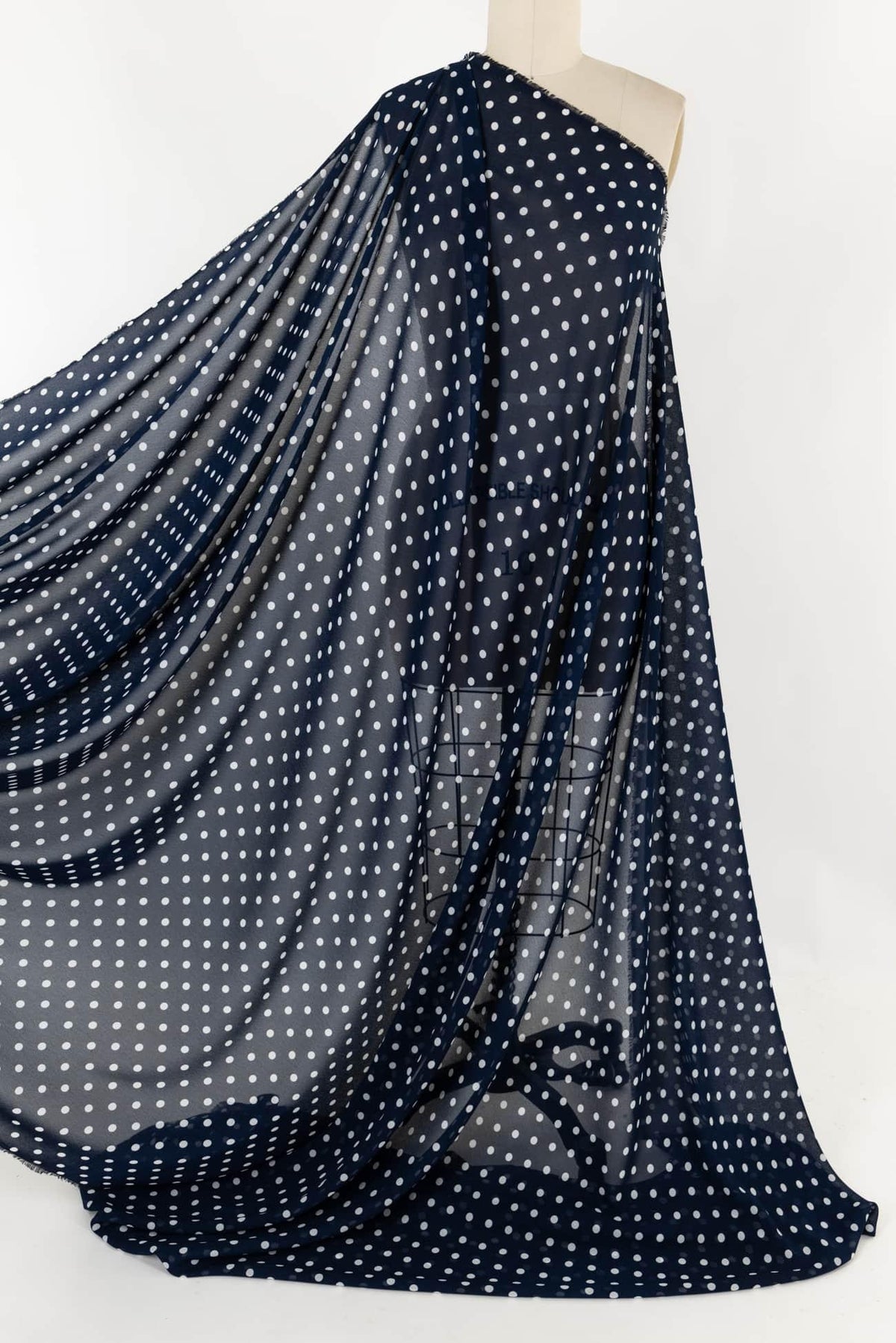 Nicole Dots Italian Viscose Woven - Marcy Tilton Fabrics