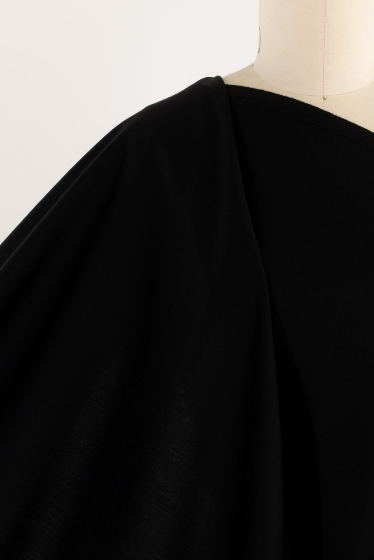 Nightengale Black Italian Wool Woven