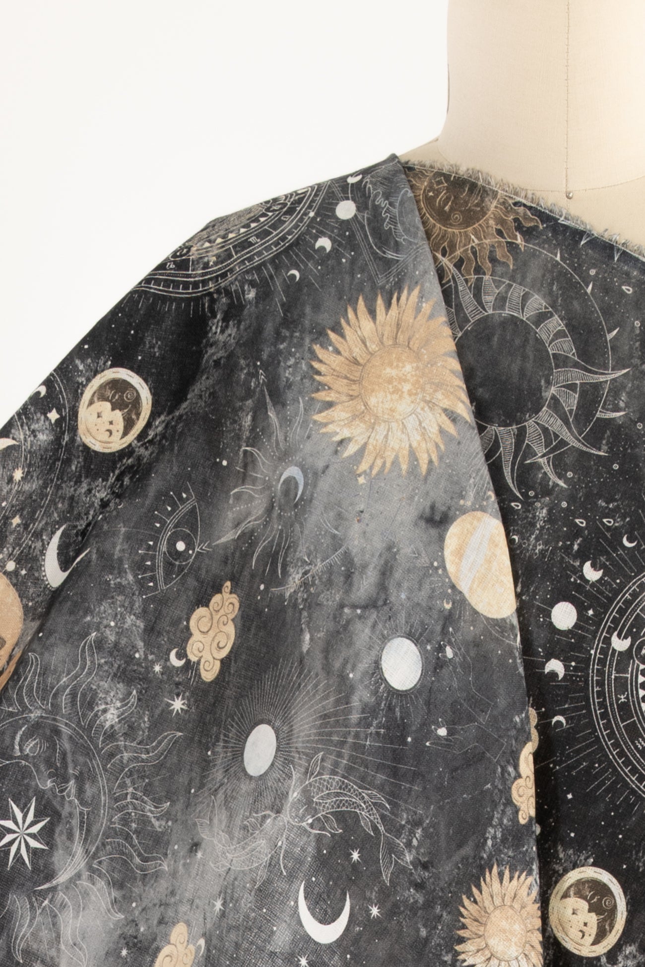 Night Sky Euro Linen Woven