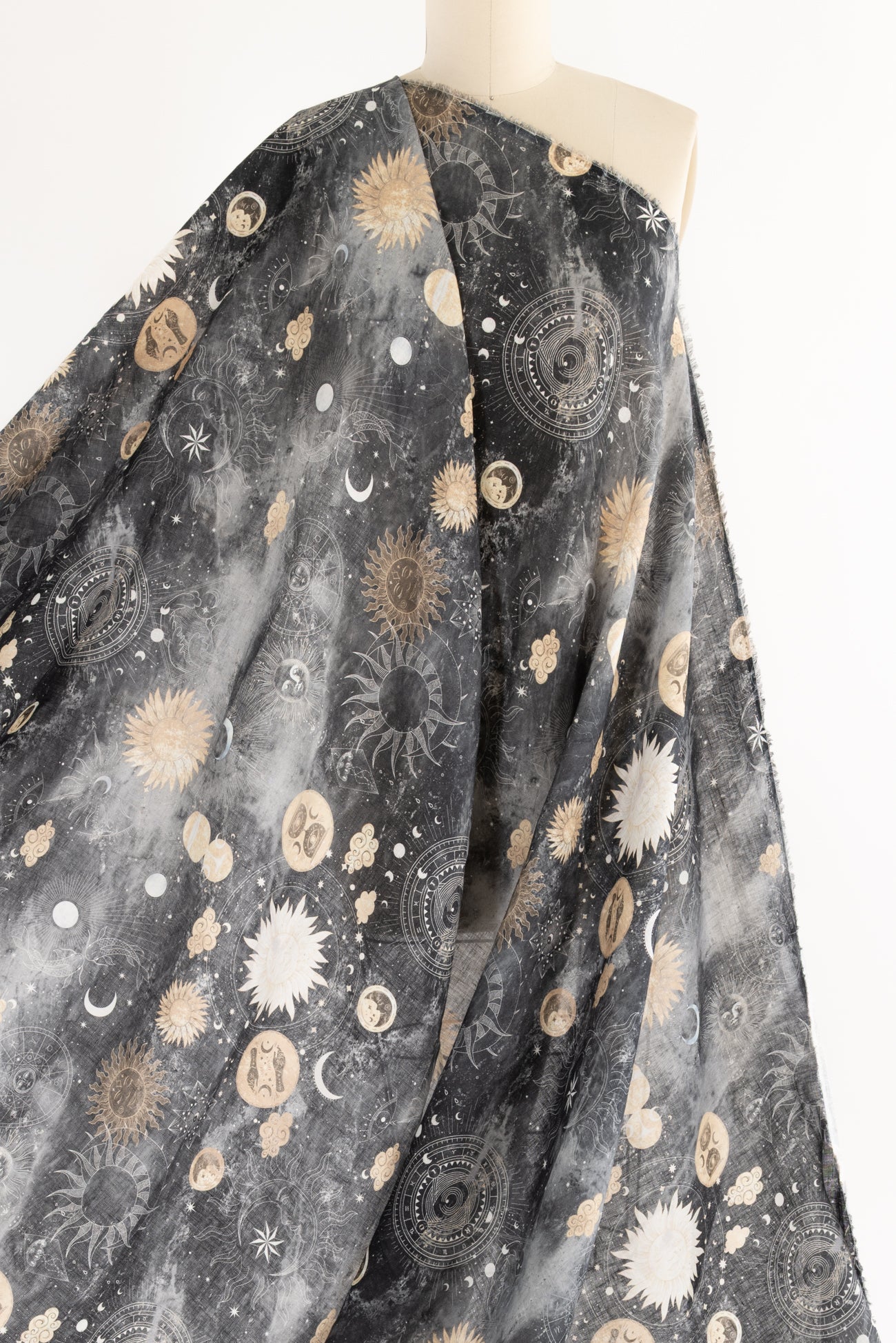 Night Sky Euro Linen Woven