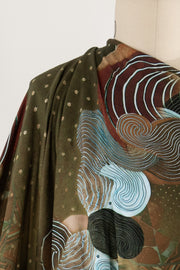 Olive Cascade Dutch Cotton Knit