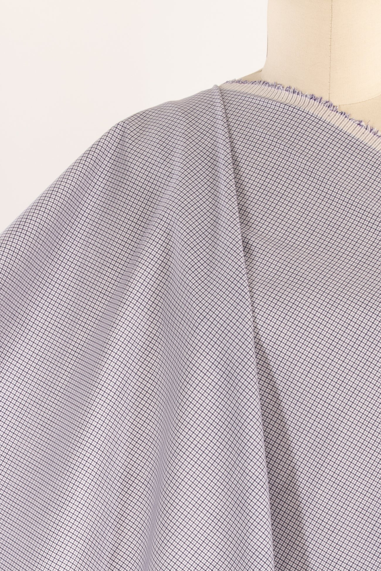 Oscar Check Italian Cotton Woven