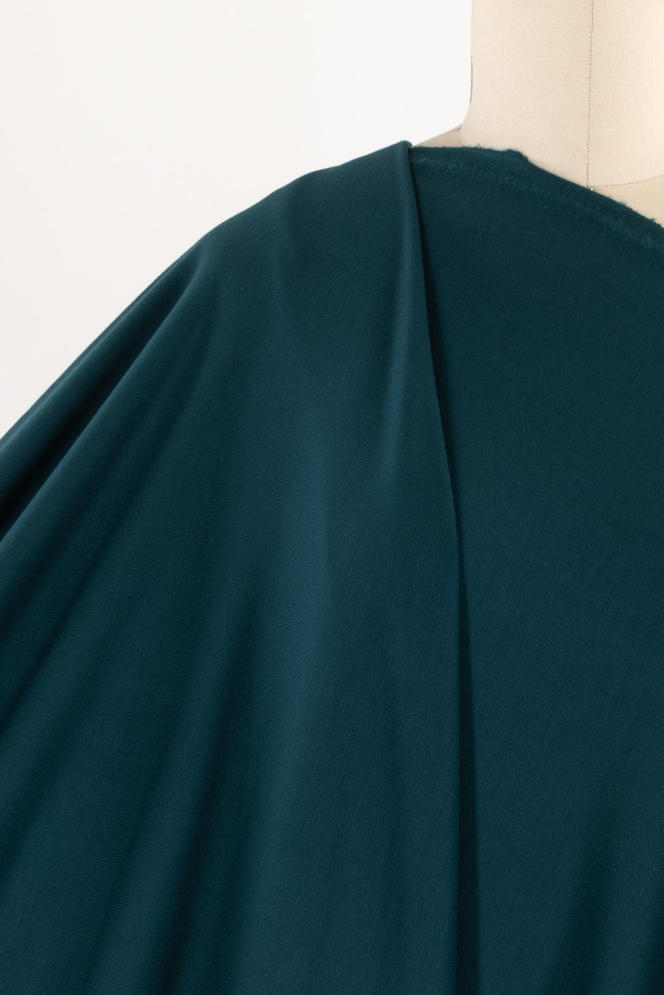 Castleton Teal  Modal Fleece Knit - ENDCUT