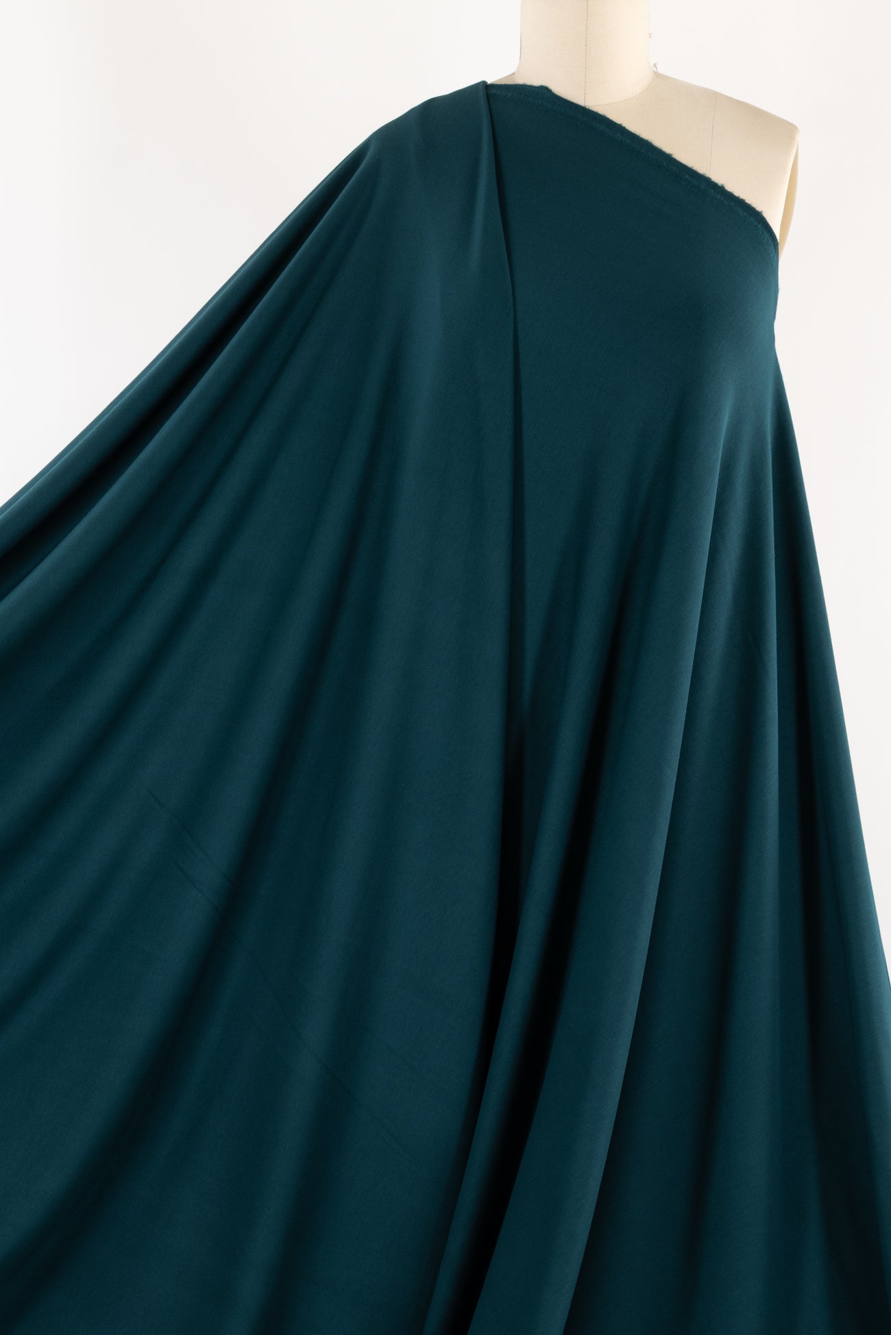 Castleton Teal  Modal Fleece Knit - ENDCUT