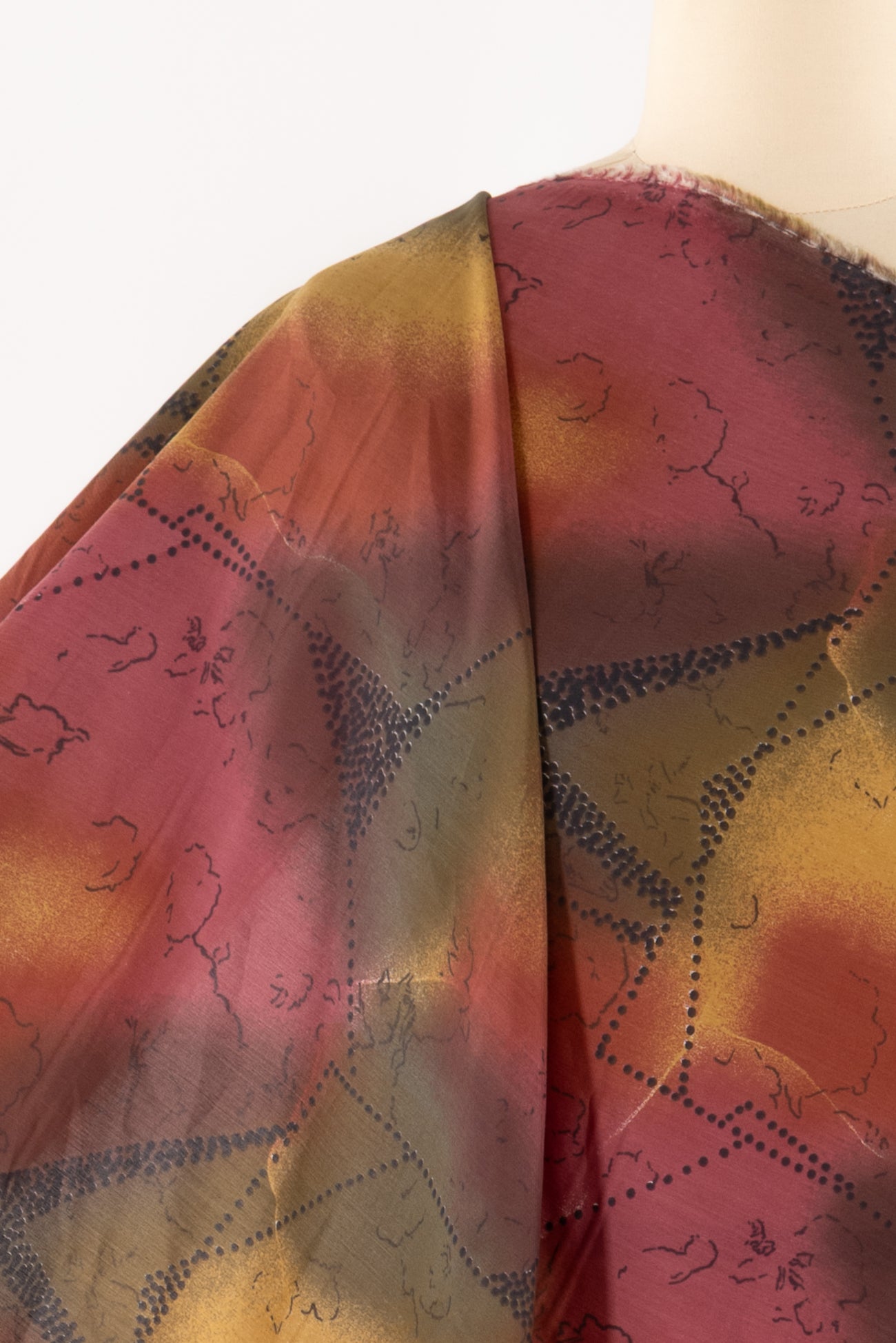 Painted Desert Italian Viscose Woven