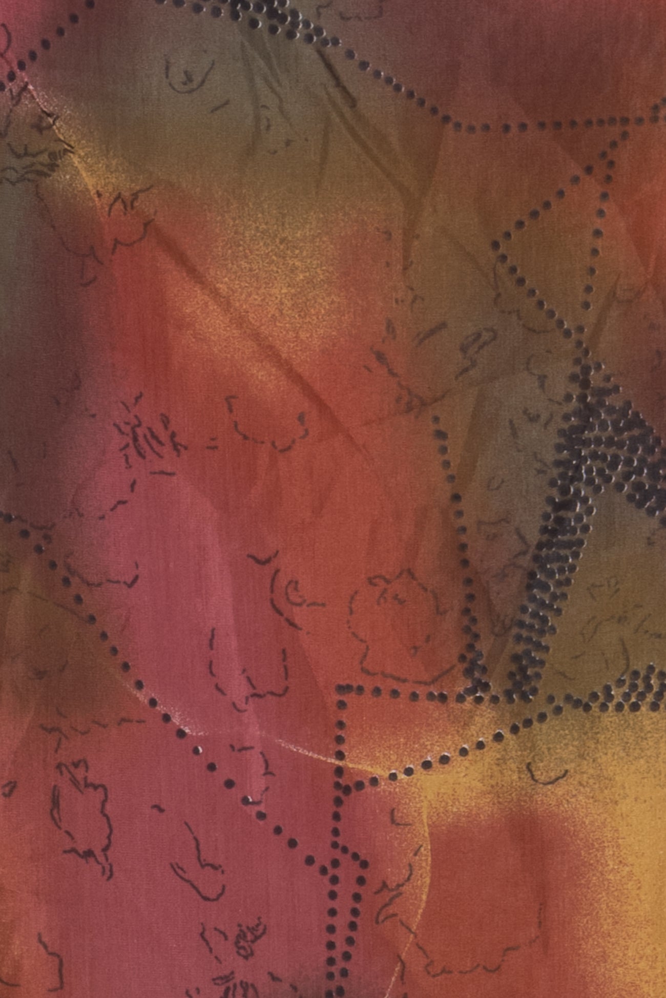 Painted Desert Italian Viscose Woven