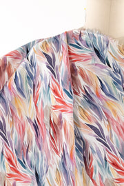 Painted Plume Stretch Cotton Woven