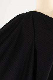 Pale Chalk Stripe Wool Woven