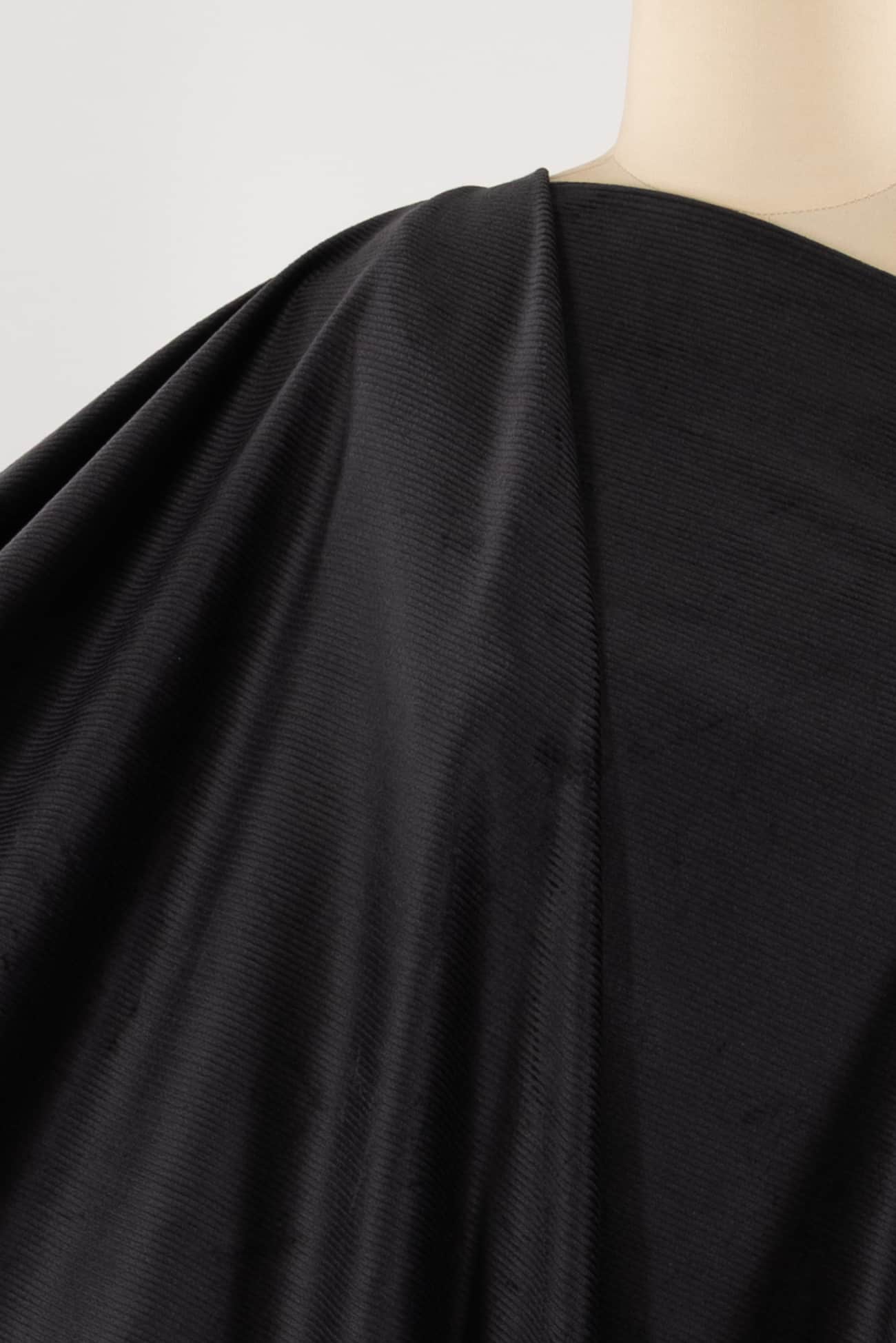 Paris Gray Cotton Stretch Corduroy Woven