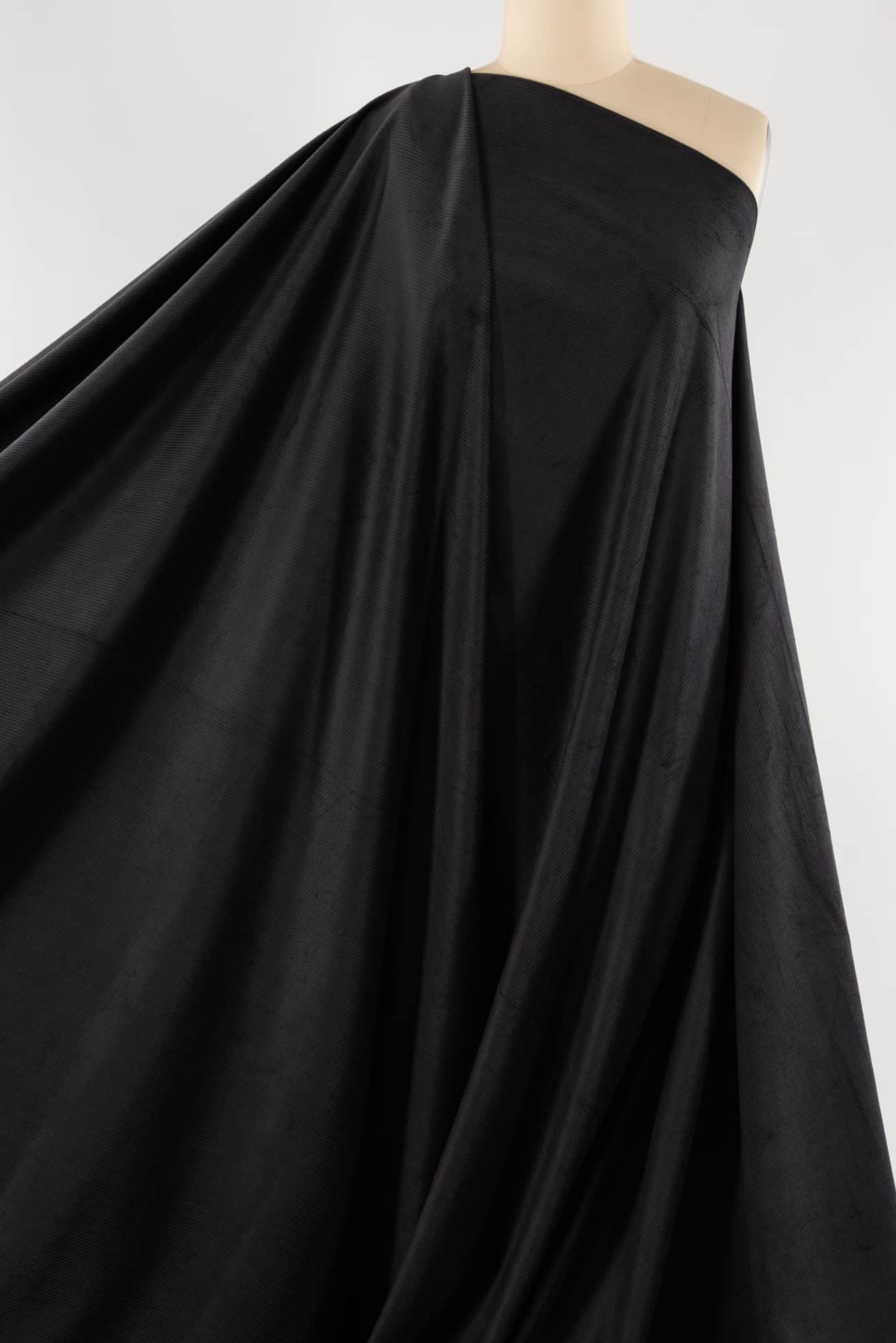 Paris Gray Cotton Stretch Corduroy Woven