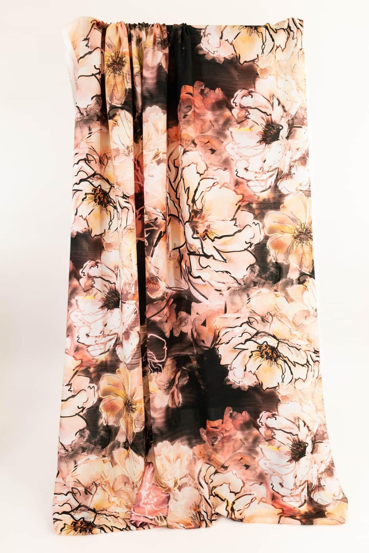 Passion Flower Italian Viscose Woven - Marcy Tilton Fabrics