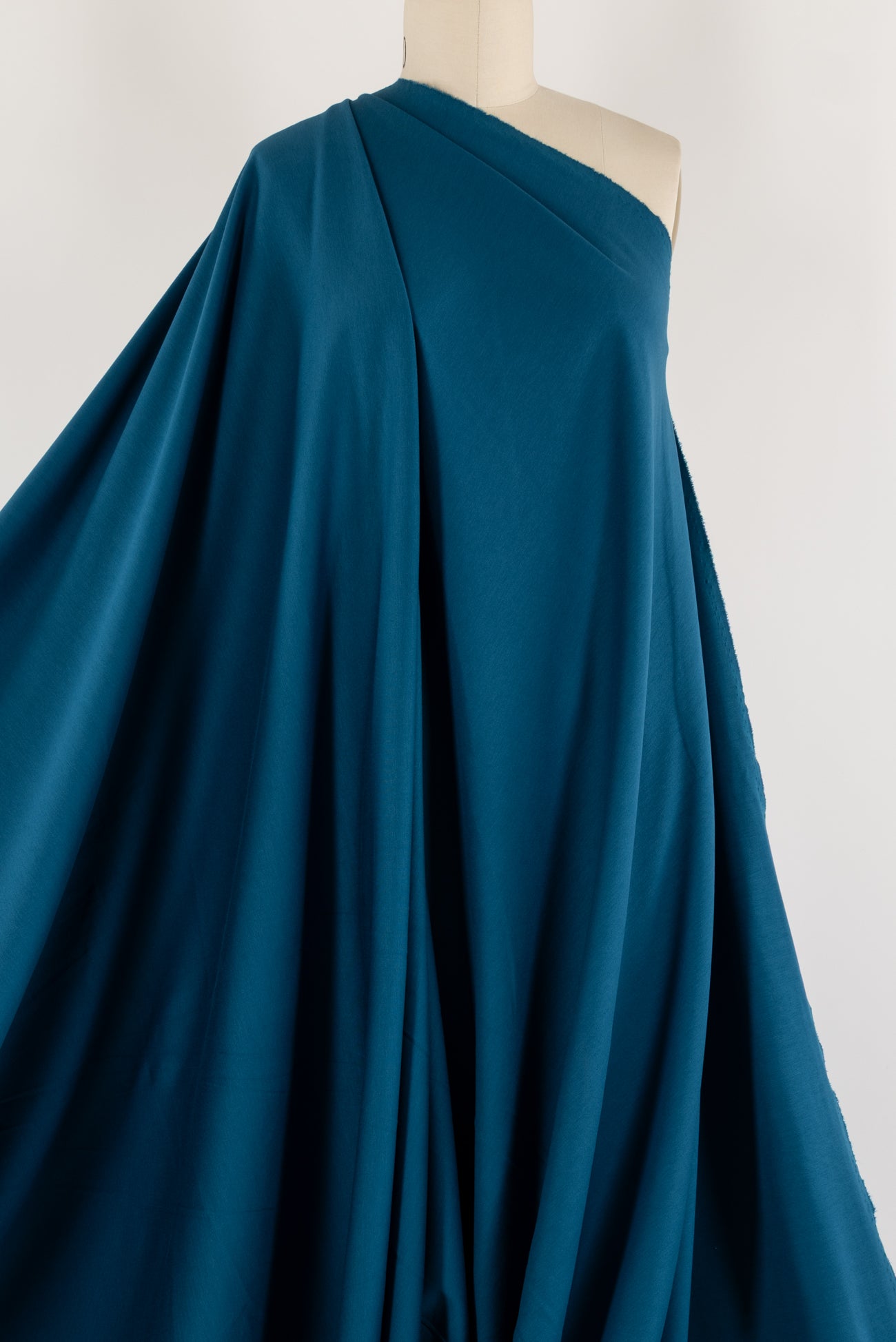 Pavonine Blue Teal Ponte Knit