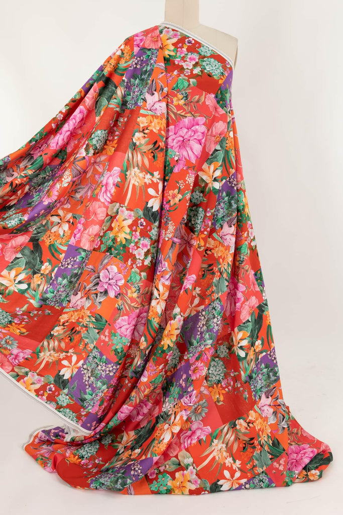 Peace Garden Italian Linen/Viscose Woven - Marcy Tilton Fabrics