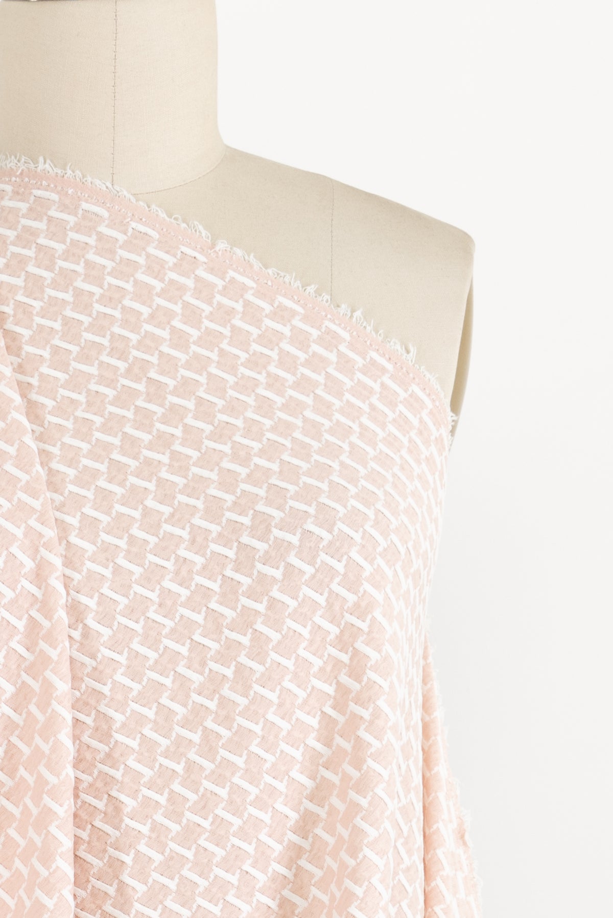 Peachy Keen Cotton/Rayon Jacquard Knit