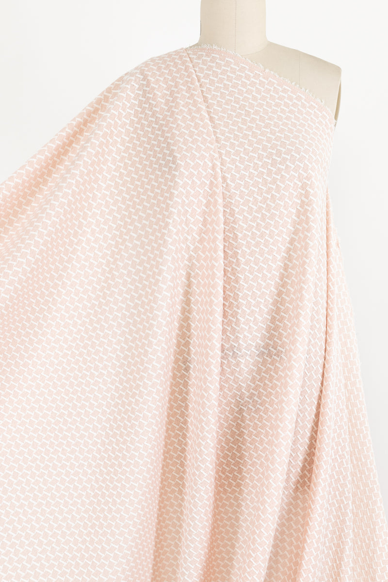 Peachy Keen Cotton/Rayon Jacquard Knit