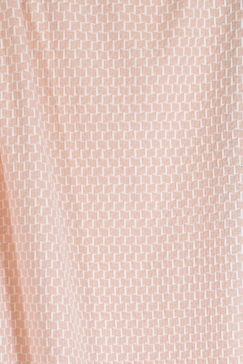 Peachy Keen Cotton/Rayon Jacquard Knit