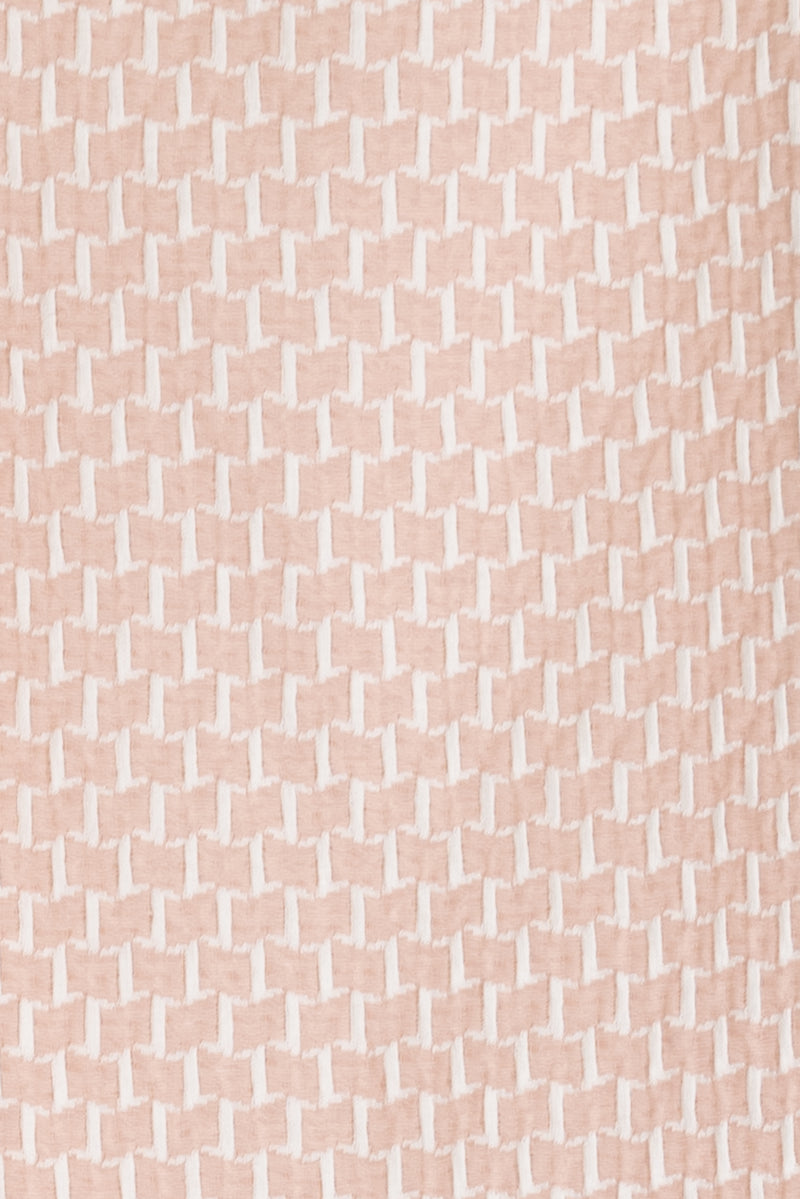 Peachy Keen Cotton/Rayon Jacquard Knit