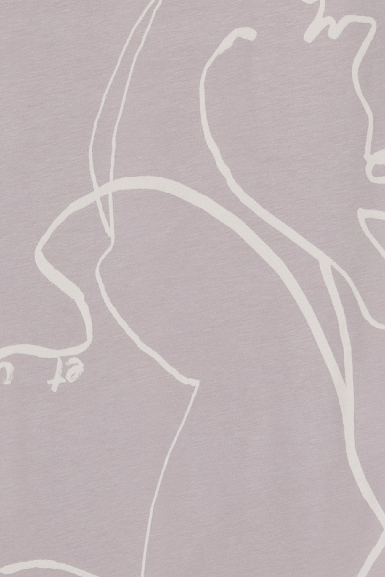 Pearl Gray Ribbons Rayon Knit