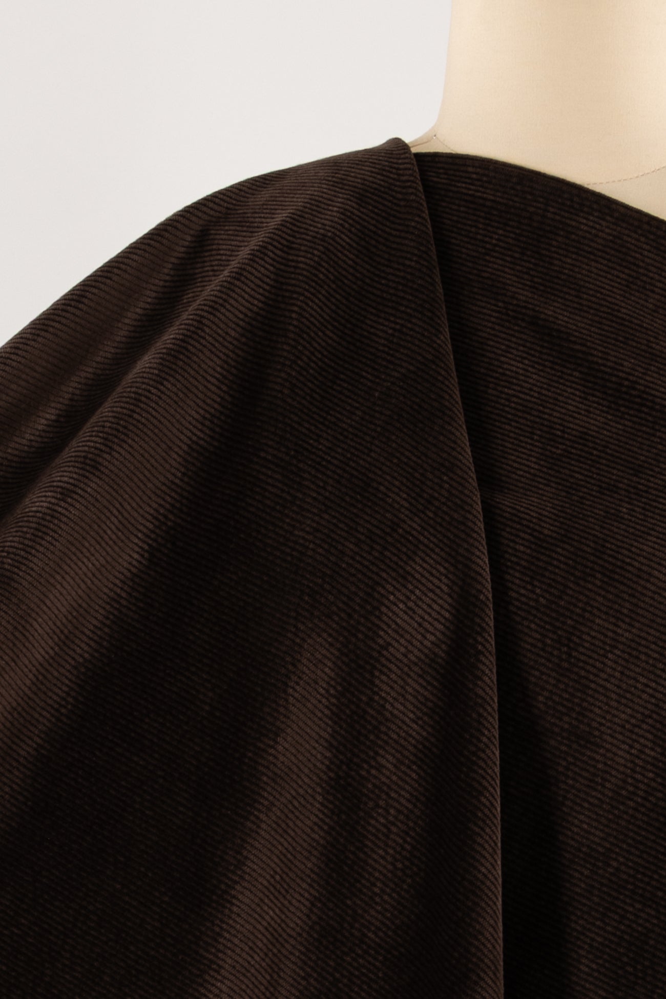 Pecan Cotton Stretch Corduroy Woven