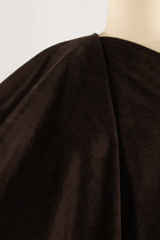 Pecan Cotton Stretch Corduroy Woven