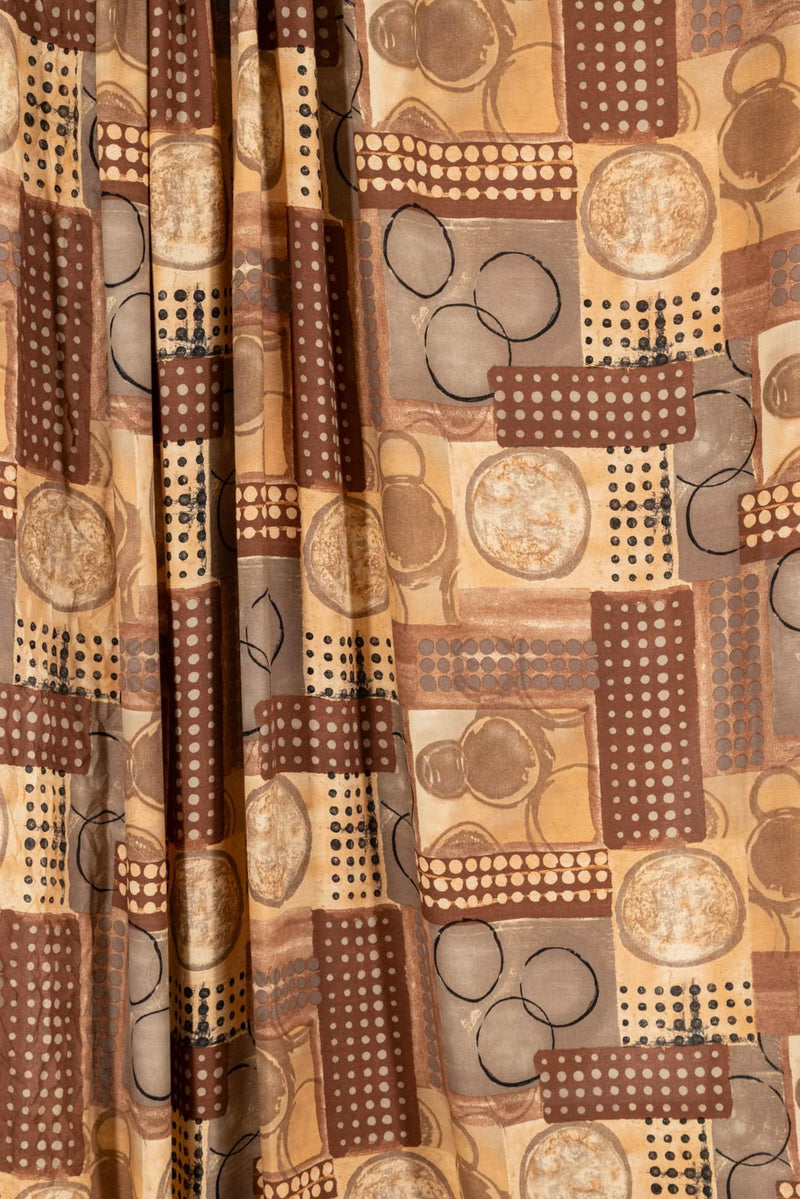 Pecan Sandie Italian Viscose Woven - Marcy Tilton Fabrics