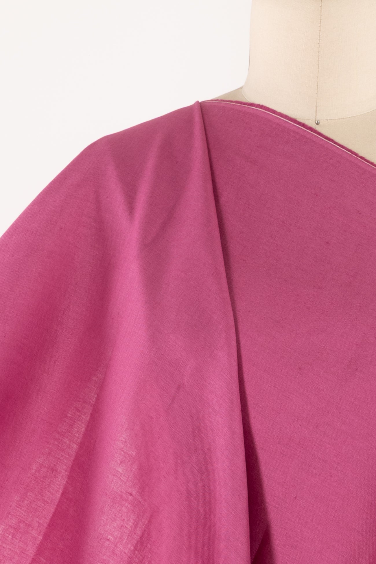 Peony Pink Linen Woven