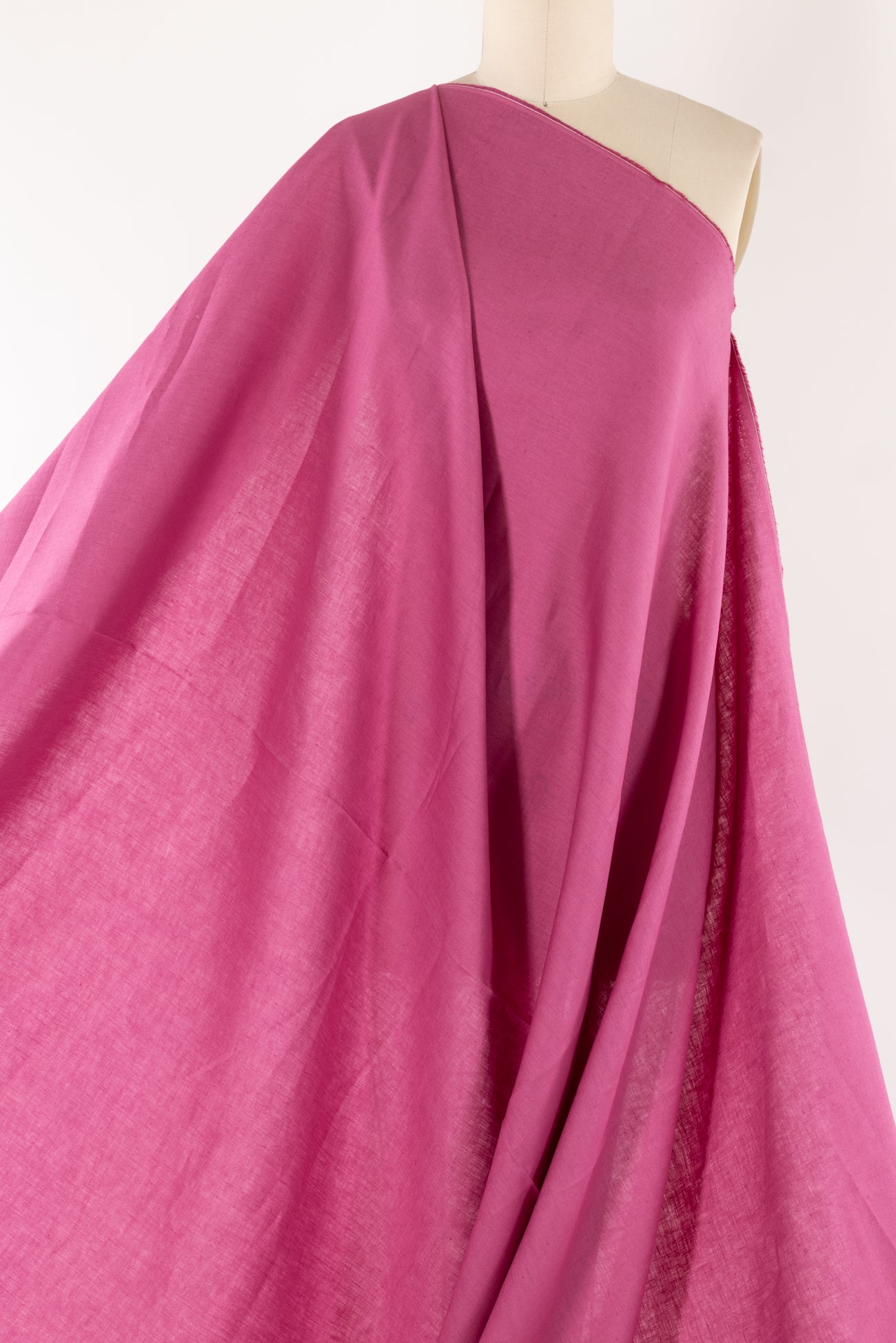Peony Pink Linen Woven