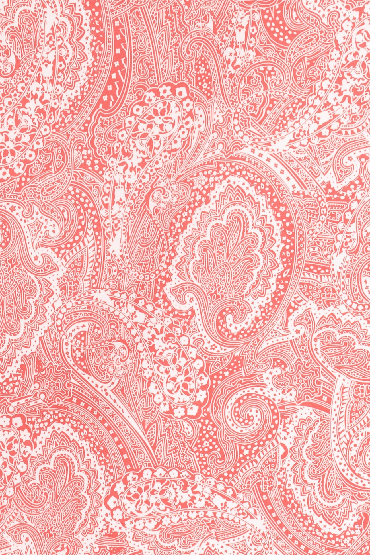 Peppermint Pink Paisley Stretch Cotton Woven