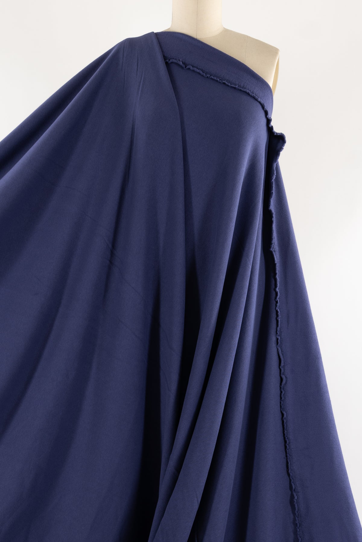 Periwinkle Blue Bamboo/Cotton Fleece Knit