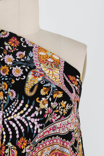 Perth Paisley Rayon Knit - Marcy Tilton Fabrics