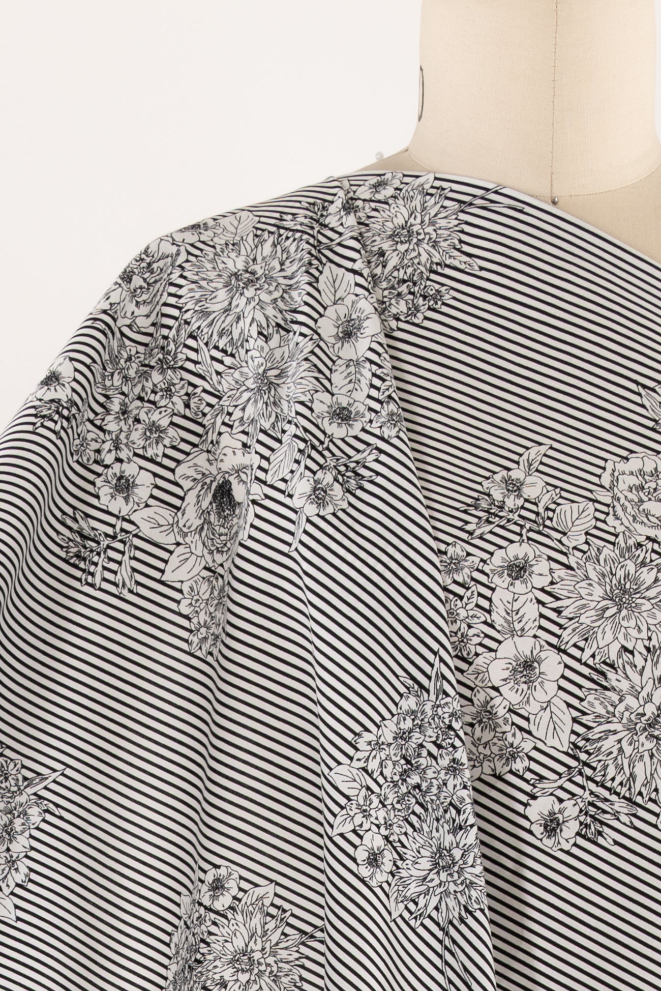 Petal Stripe Cotton Woven
