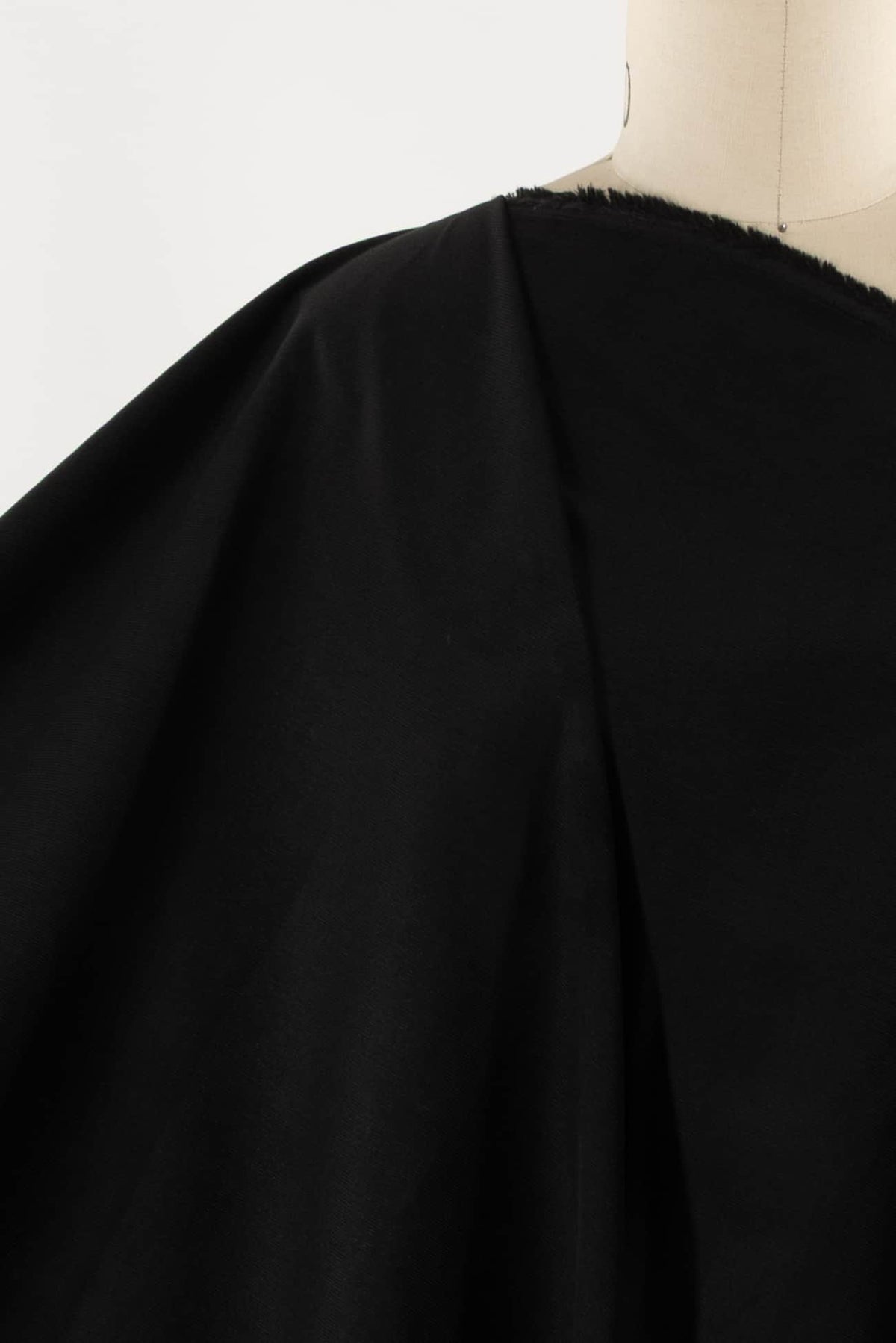 Phantom Black Cotton Corduroy Woven