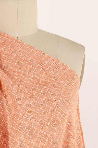 Pimento Checks Euro Linen Woven - Marcy Tilton Fabrics